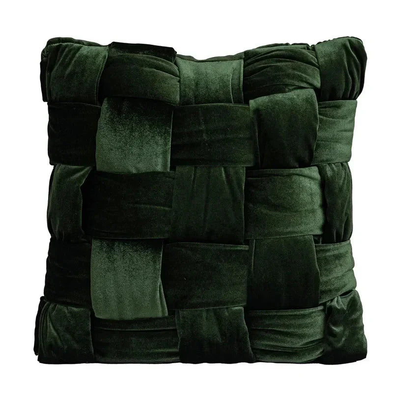 Carvallo – Handknuten Silkevelvet Kuddeöverdrag med Lyxigt Utseende