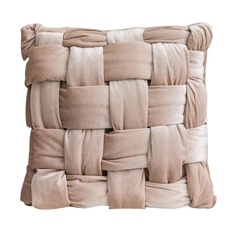 Carvallo – Handknuten Silkevelvet Kuddeöverdrag med Lyxigt Utseende