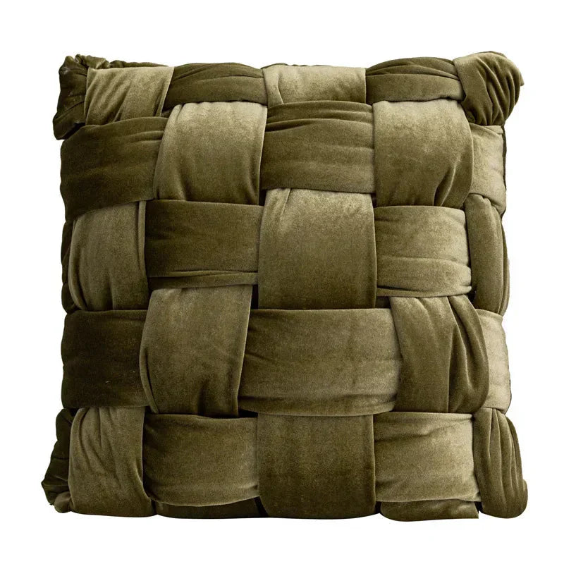 Carvallo – Handknuten Silkevelvet Kuddeöverdrag med Lyxigt Utseende