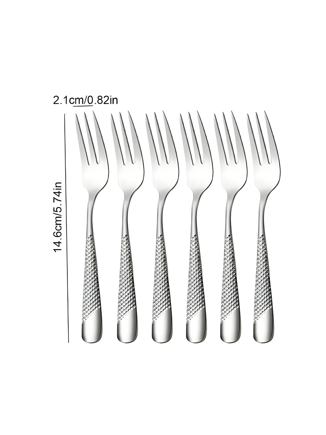 6/30 Stycken Rostfritt Stål Silver Bestick Set med Elegant Design