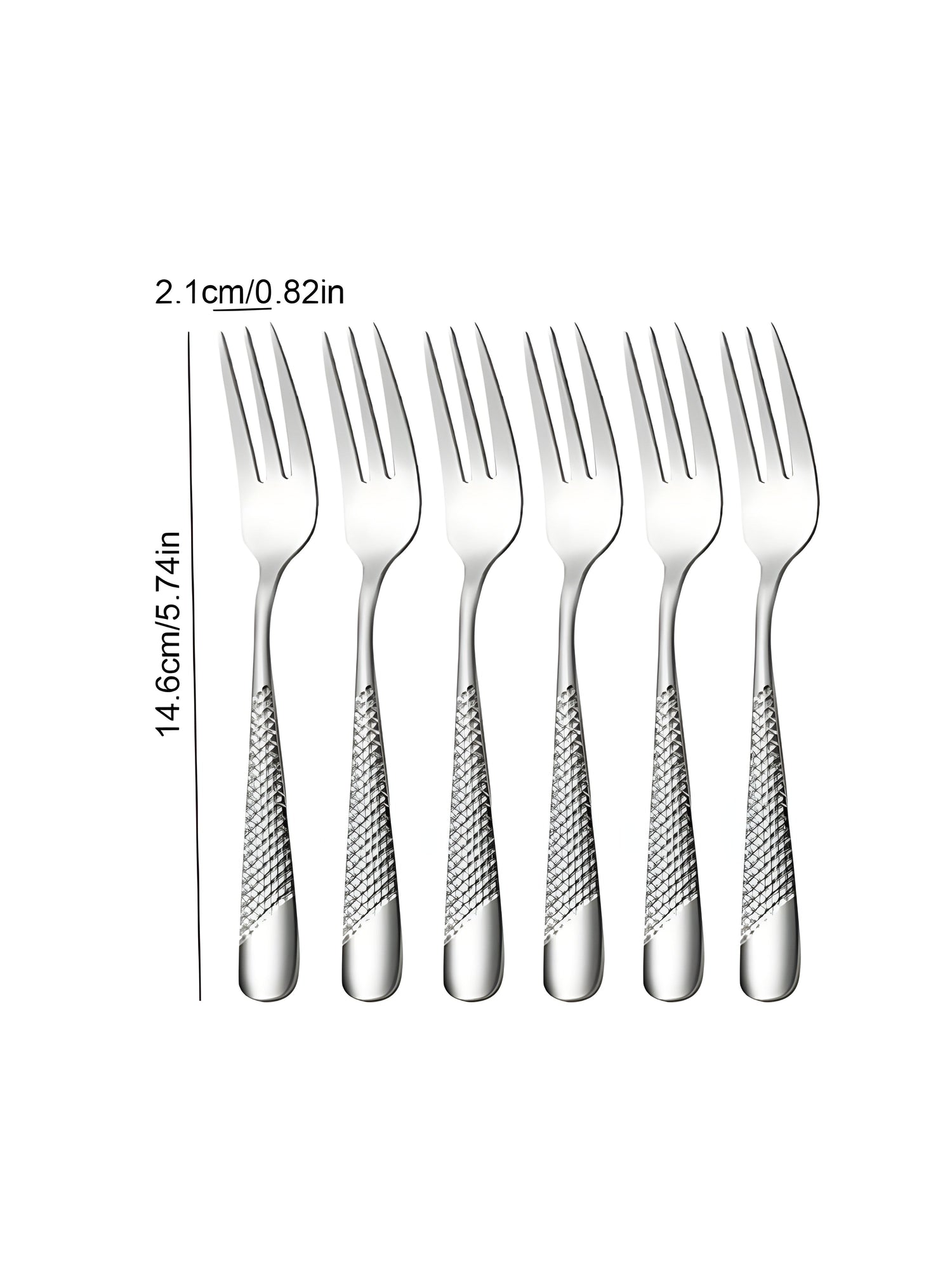 6/30 Stycken Rostfritt Stål Silver Bestick Set med Elegant Design