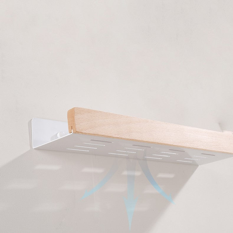 Carvallo – Stilig Duschställning med Trädetaljer, Utan Borrning