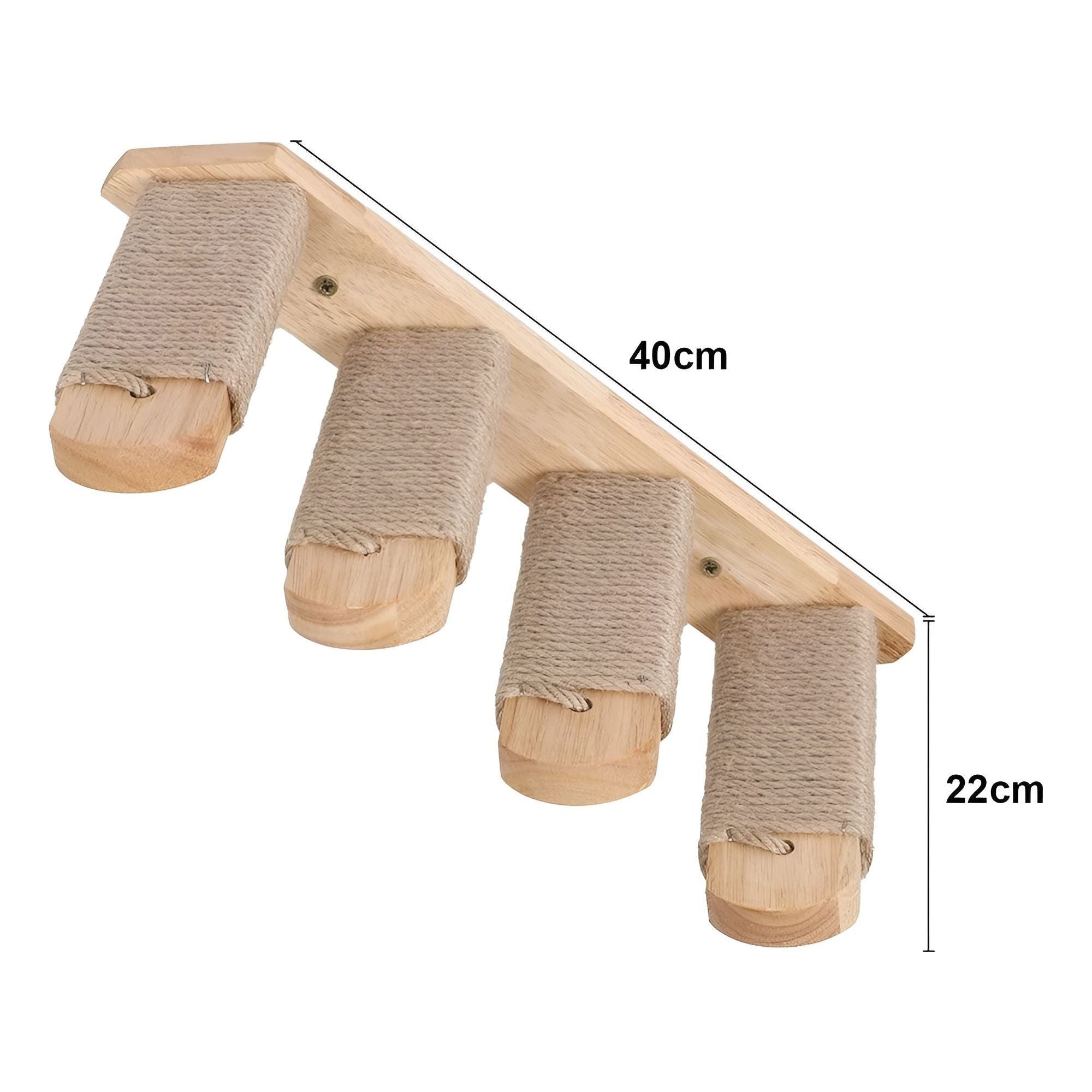 PurrMount Board - Väggmonterad kattklättrande bräda med klösträd