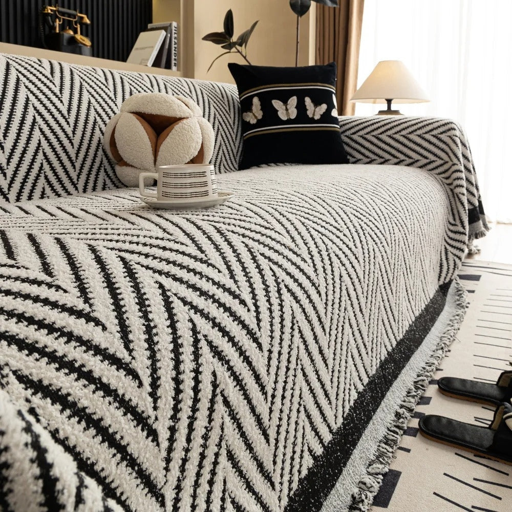 Marella Soft Chevron Sofföverdrag