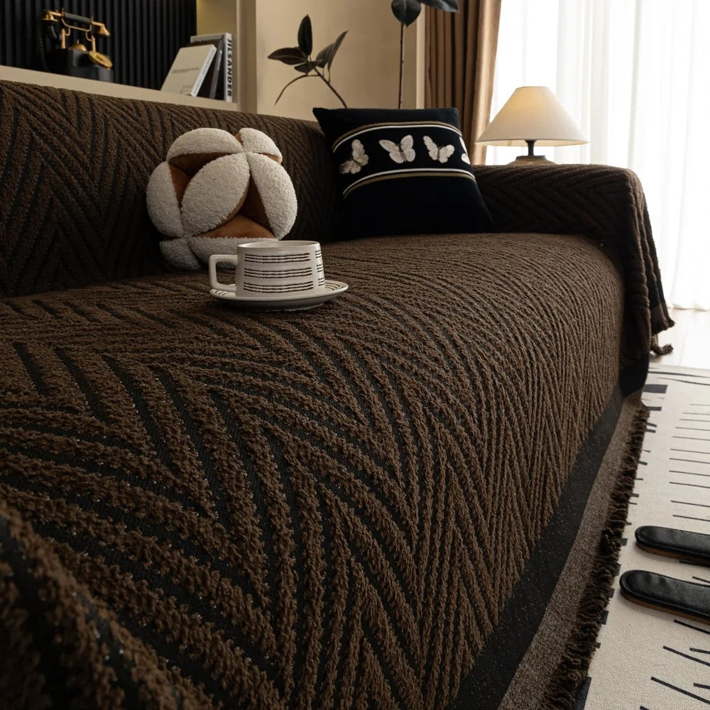 Marella Soft Chevron Sofföverdrag