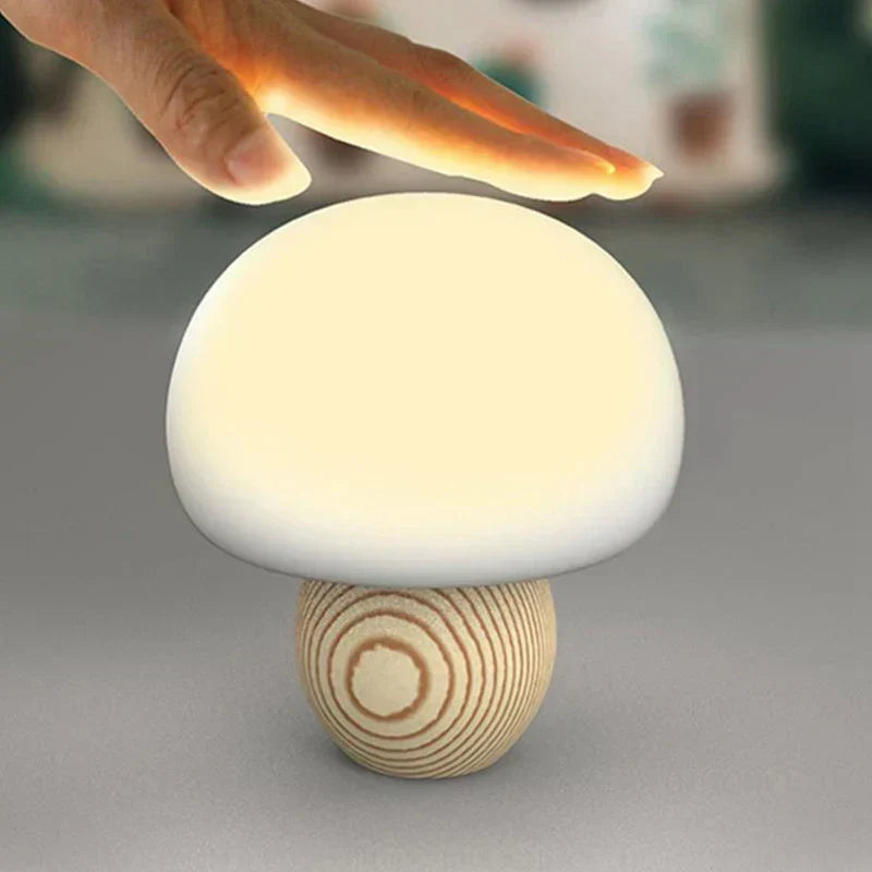 GlowShroom - Magnetisk LED Svamp Bordslampa med Touch Kontroll