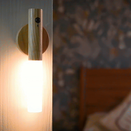 LED Rörelse Sensor Nattlampa – Uppladdningsbar &amp; Energibesparande
