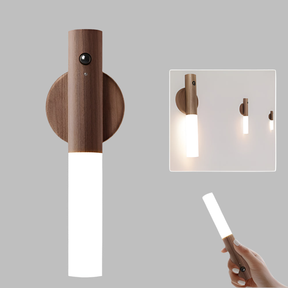 LED Rörelse Sensor Nattlampa – Uppladdningsbar &amp; Energibesparande