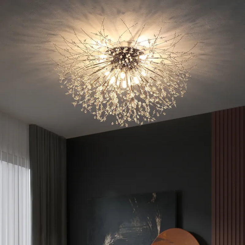 Levy Elegante LED Taklampor – Vit och Guld Metall för Vardagsrum och Matrum