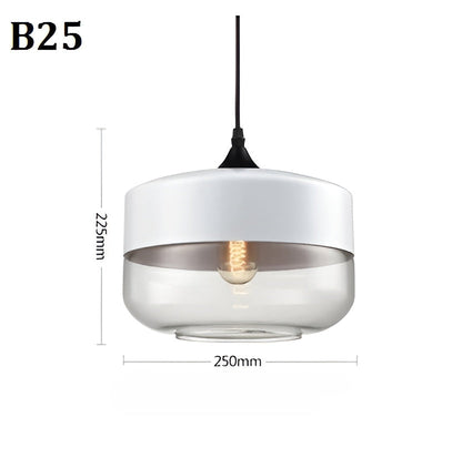 Geometrisk Glas-Pendellampa – Svart &amp; Bärnsten | Stilren Belysning