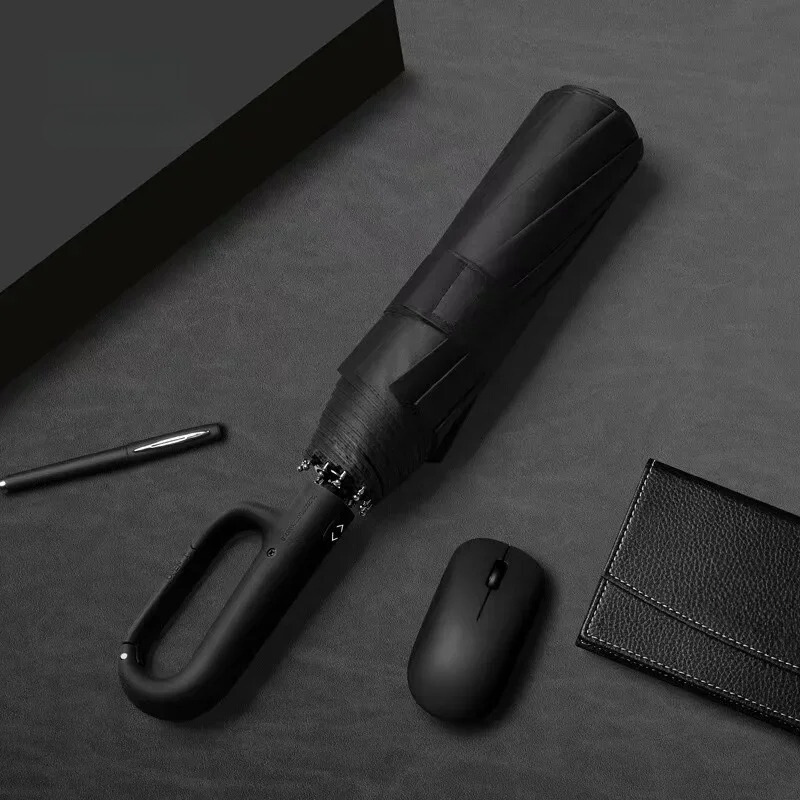 Rayvia Automatisk Paraply med Snabb Kroksdesign