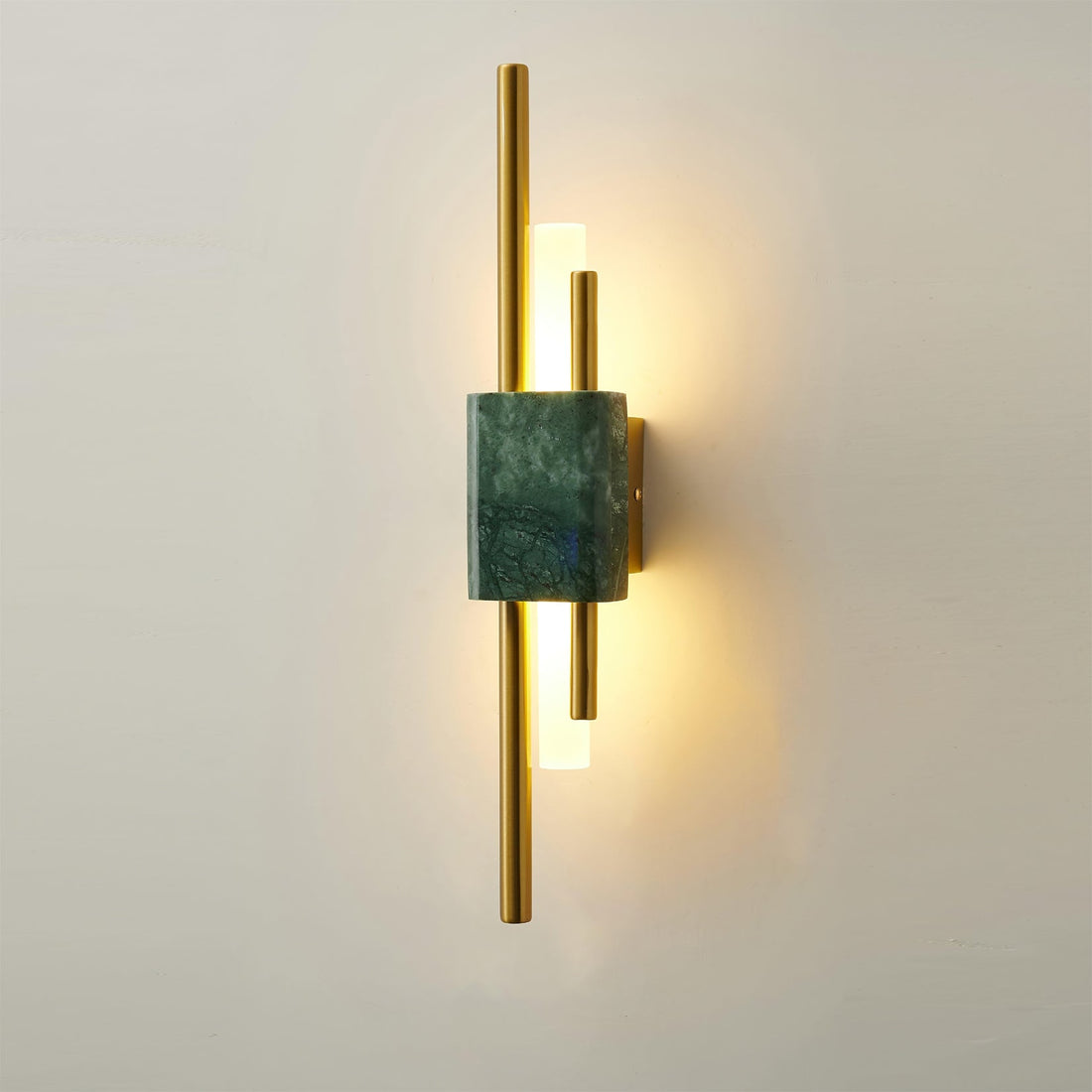 Marmor LED Vägglampa | Modern Sconce | 18/24 Tum | Energisnål | Brick by Brick