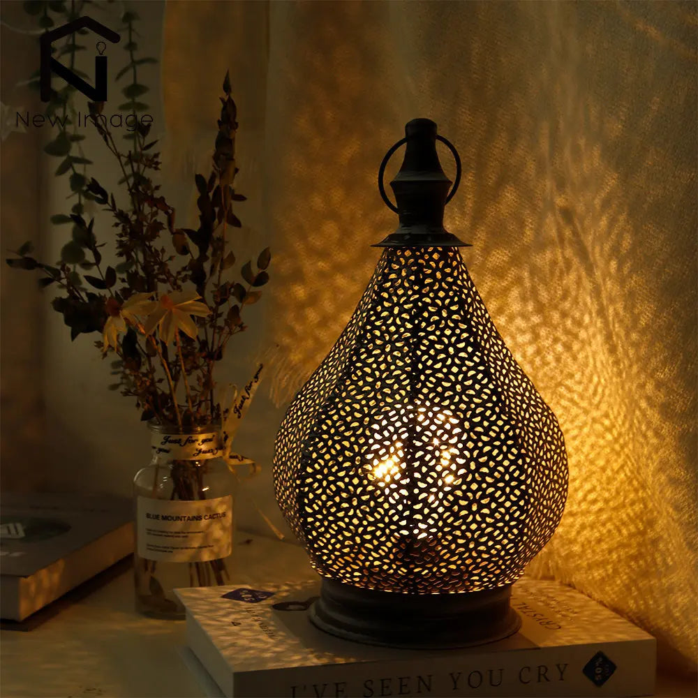 MarrakechGlow - Äkta Marockansk Bordslampa