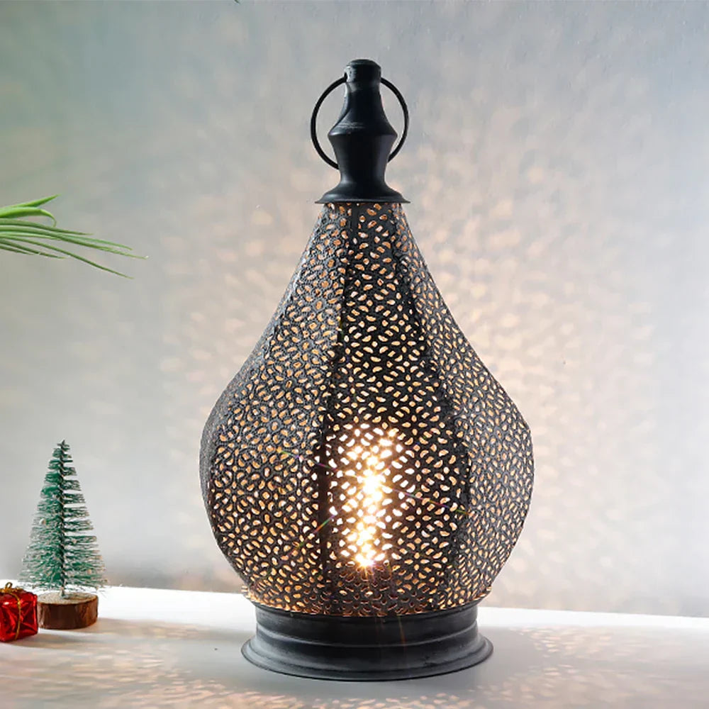 BohoGlow – Orientalisk Bordslampa i Vintage Stil