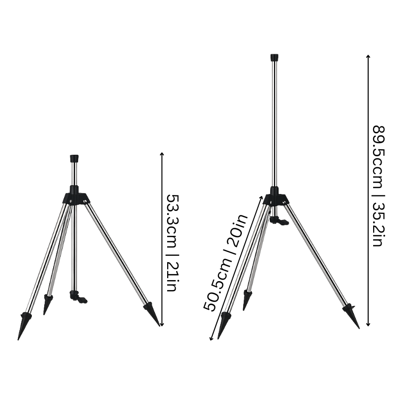 högtrycks roterande stativsprinkler