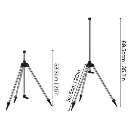 högtrycks roterande stativsprinkler