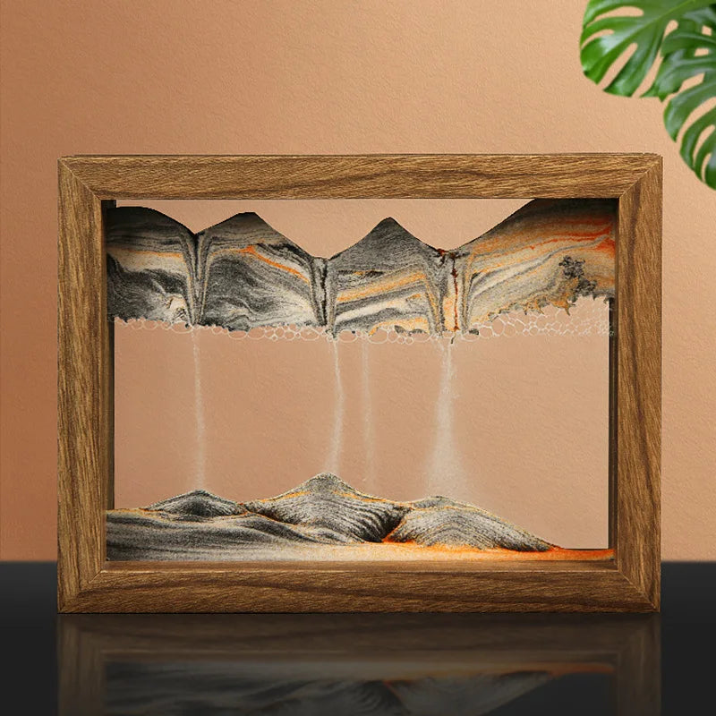 Kinetic Sand Art – Drivs av gyroskopisk rörelse