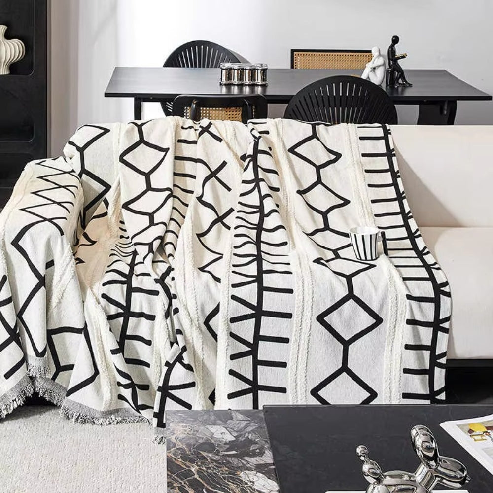 Maze Fyrsäsong Chenille Soffaöverdrag