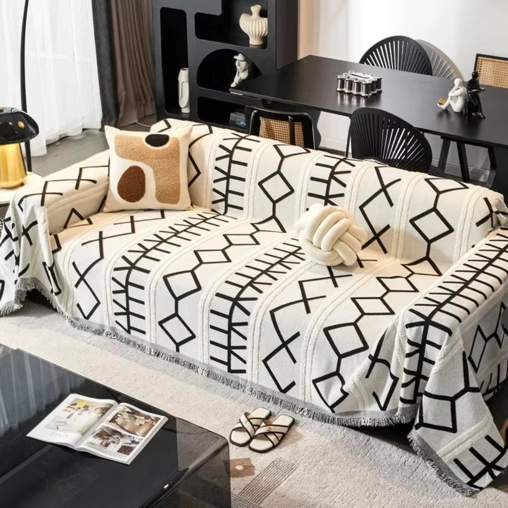 Maze Fyrsäsong Chenille Soffaöverdrag