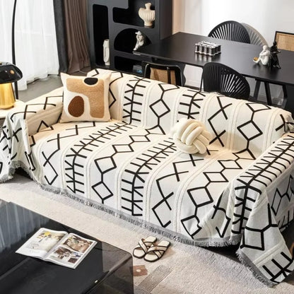 Maze Fyrsäsong Chenille Soffaöverdrag