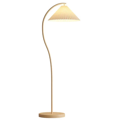 Auralis Loom | Modern LED-golvlampa med tygskärm i nordisk stil