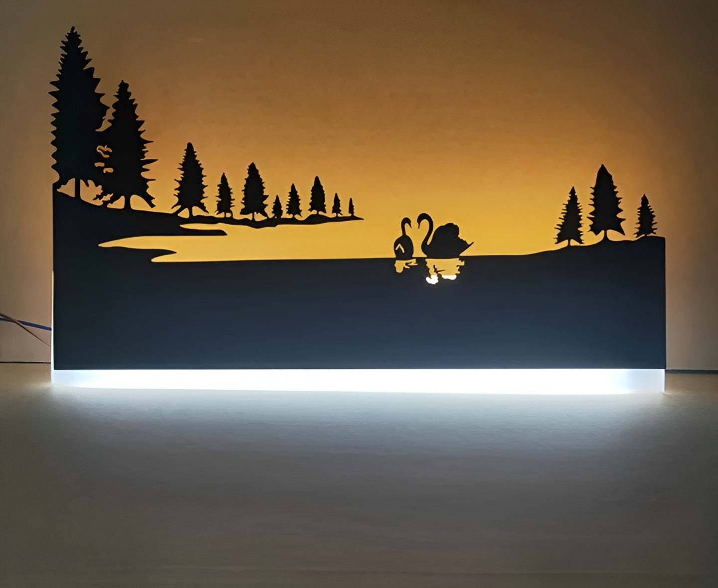 LED Vägglampa I Svart – Dekorativ Och Modern | För Vardagsrummet