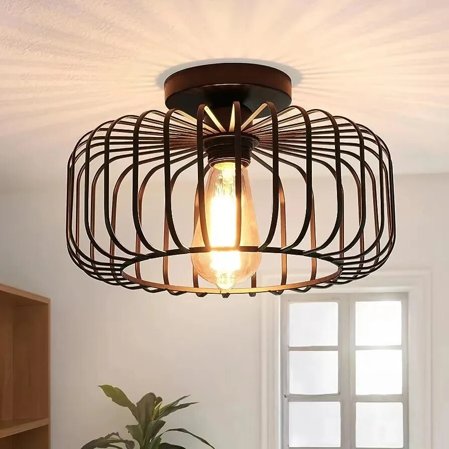 Mees Stilfulla Bur-lampa – Modern burdesign, varm dekorativ belysning för sovrum, vardagsrum och mer