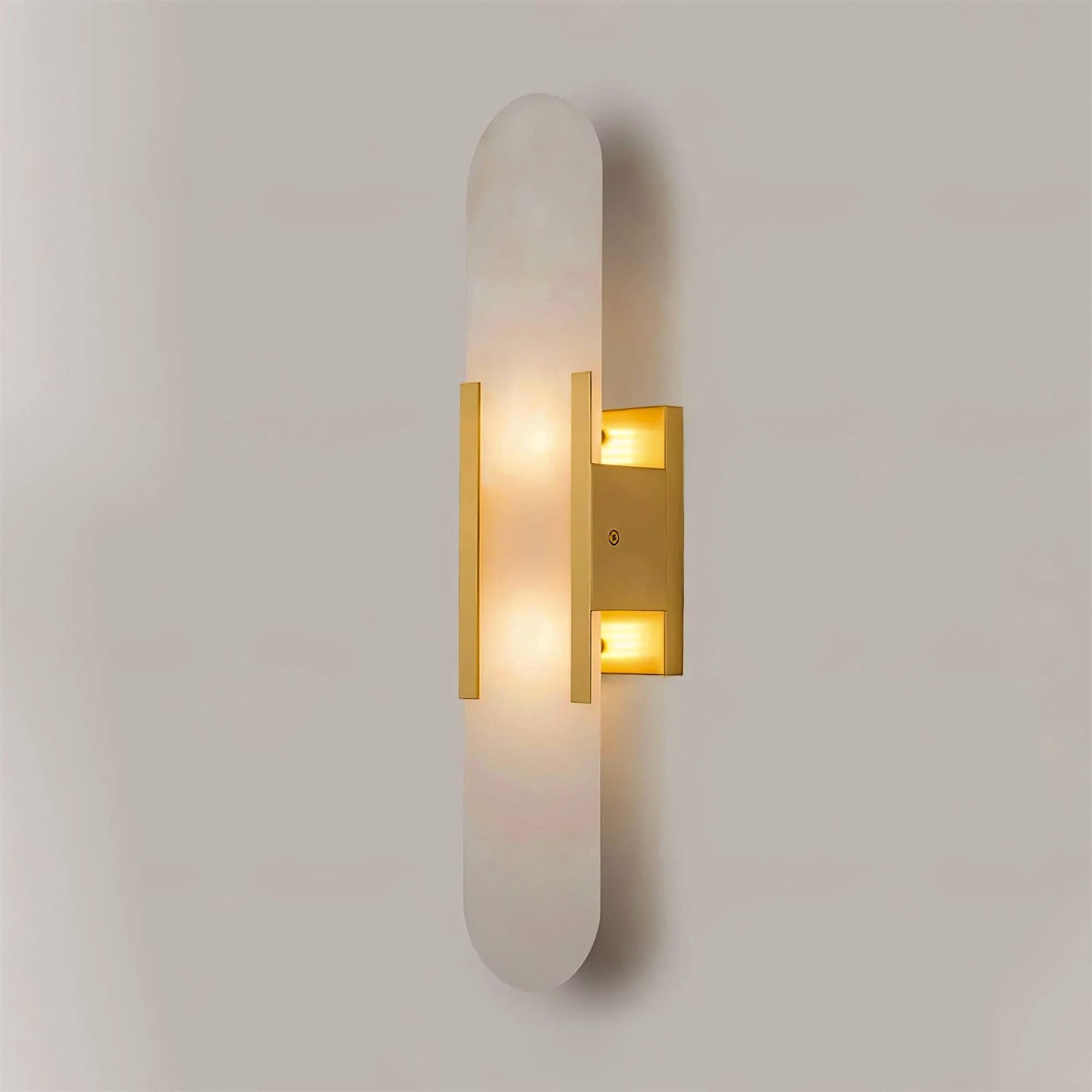 Högkvalitativ Alabaster Vägglampa med Modern Design