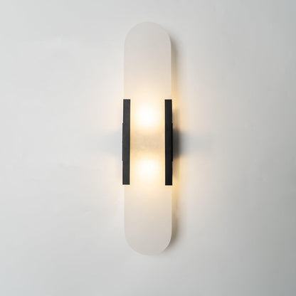 Högkvalitativ Alabaster Vägglampa med Modern Design