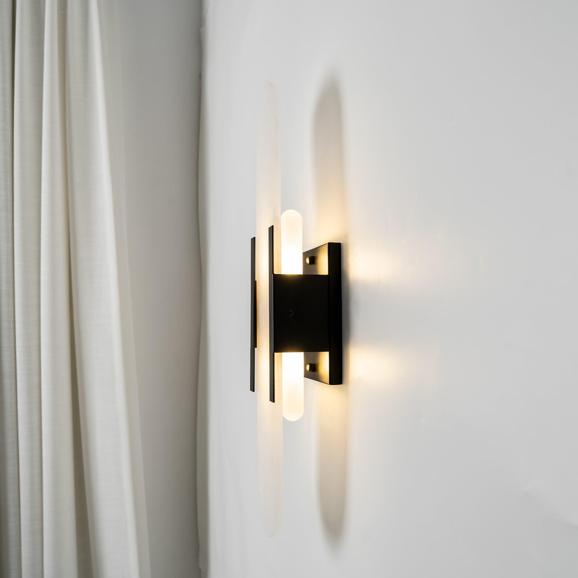 Högkvalitativ Alabaster Vägglampa med Modern Design