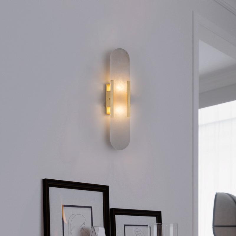 Högkvalitativ Alabaster Vägglampa med Modern Design