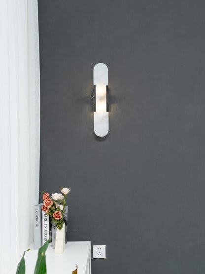 Högkvalitativ Alabaster Vägglampa med Modern Design