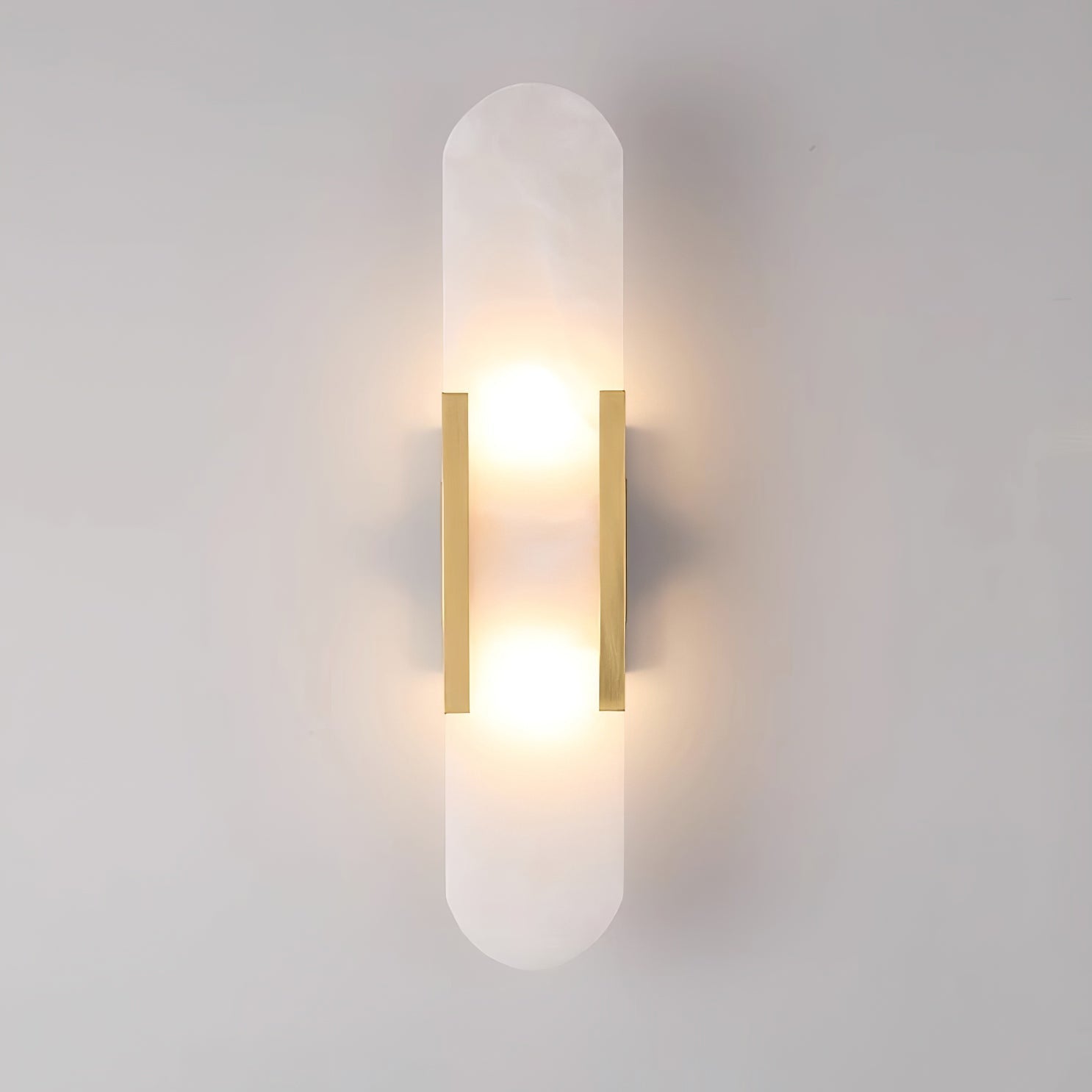 Högkvalitativ Alabaster Vägglampa med Modern Design