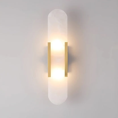 Högkvalitativ Alabaster Vägglampa med Modern Design