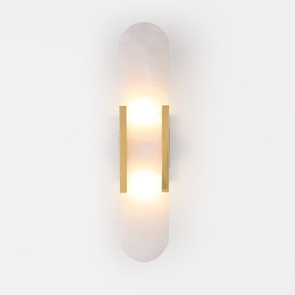 Högkvalitativ Alabaster Vägglampa med Modern Design