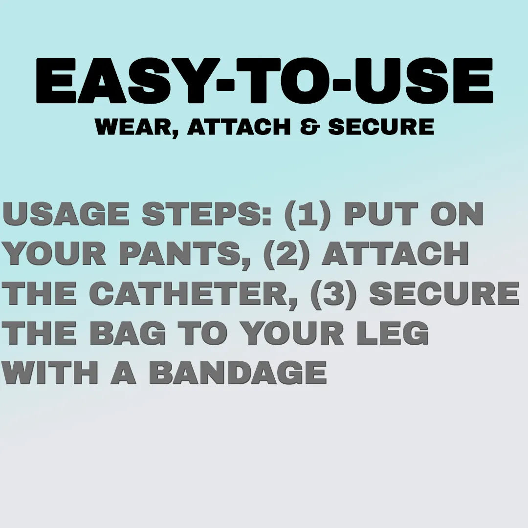 Herrars bärbara urinalbyxor