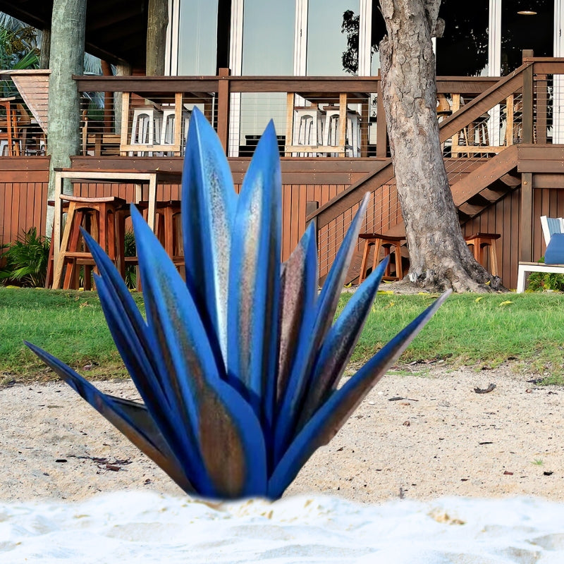 Agave Americana Metall Dekorativ Växt