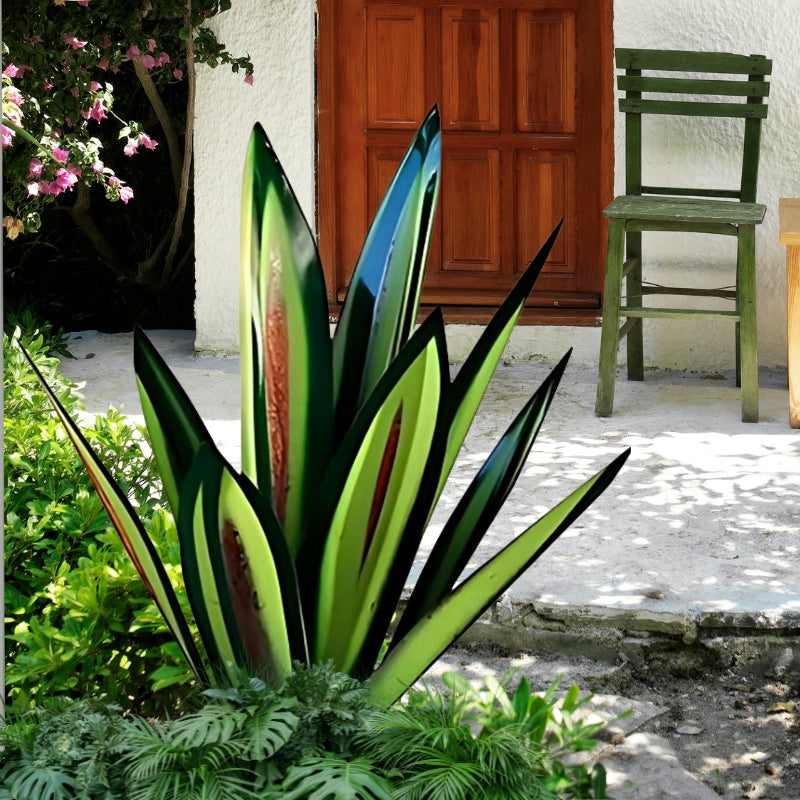 Agave Americana Metall Dekorativ Växt