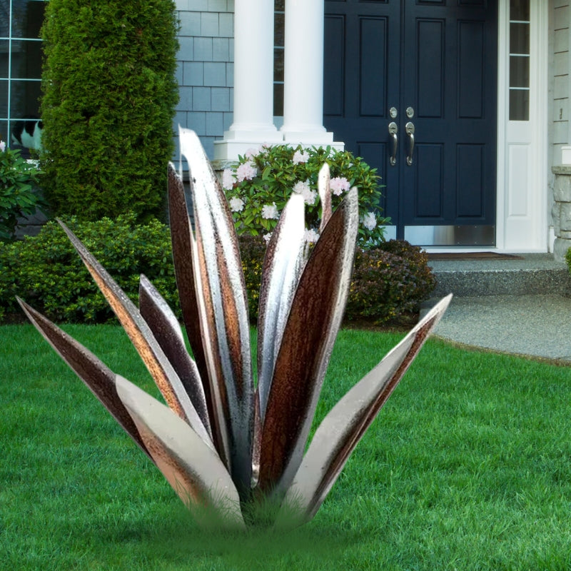 Agave Americana Metall Dekorativ Växt