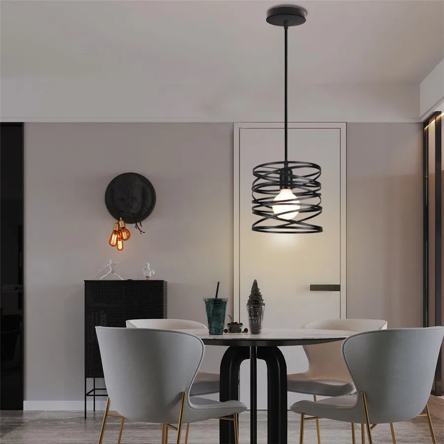 SteelWave - Metalltrådlampa