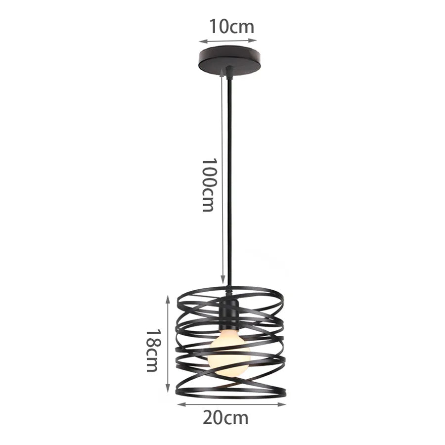 SteelWave - Metalltrådlampa