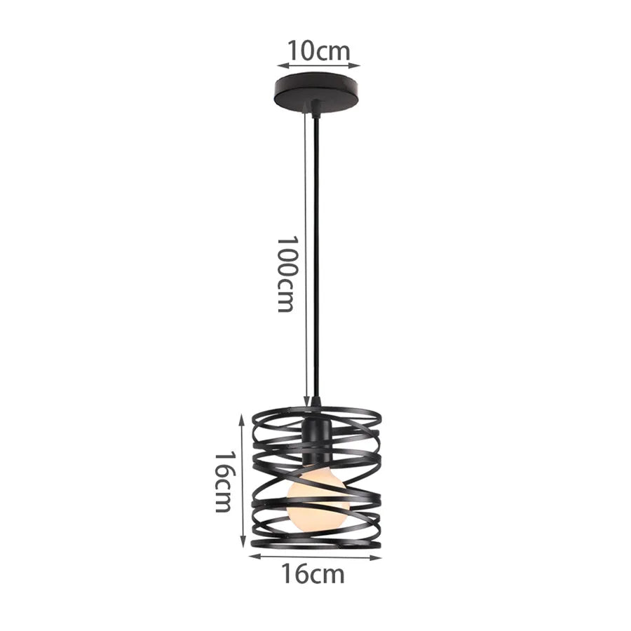 SteelWave - Metalltrådlampa