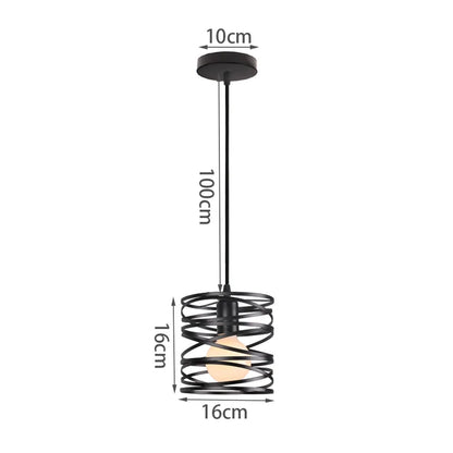 SteelWave - Metalltrådlampa