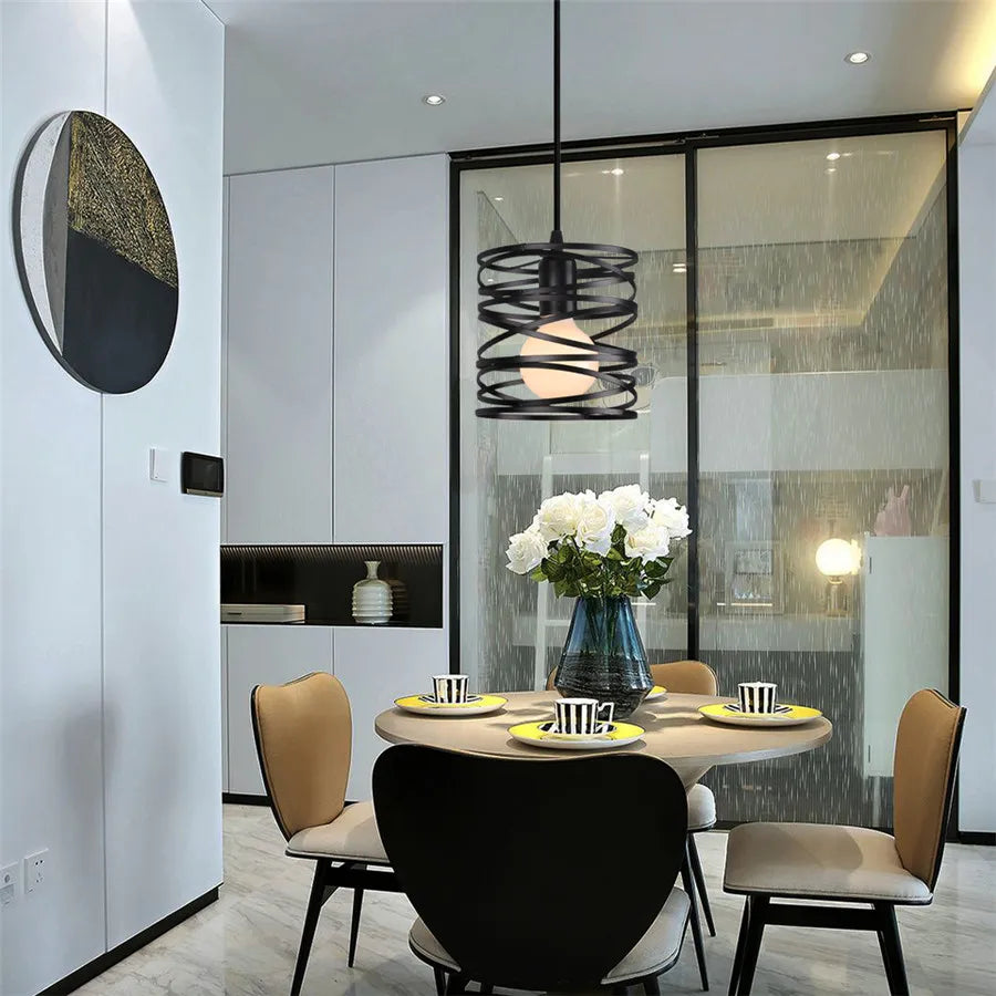 SteelWave - Metalltrådlampa