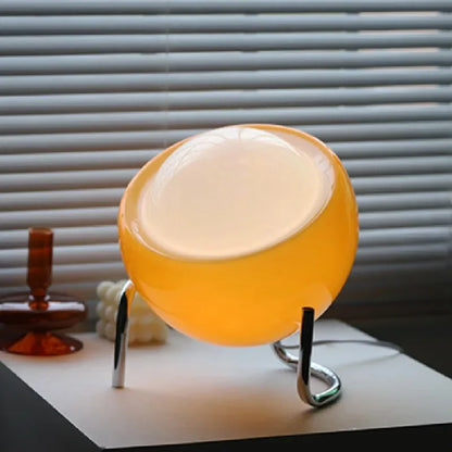 LumiGlow - Medeltida Glastafellampa | Dimbart LED-lamp i nordisk design
