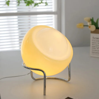 LumiGlow - Medeltida Glastafellampa | Dimbart LED-lamp i nordisk design