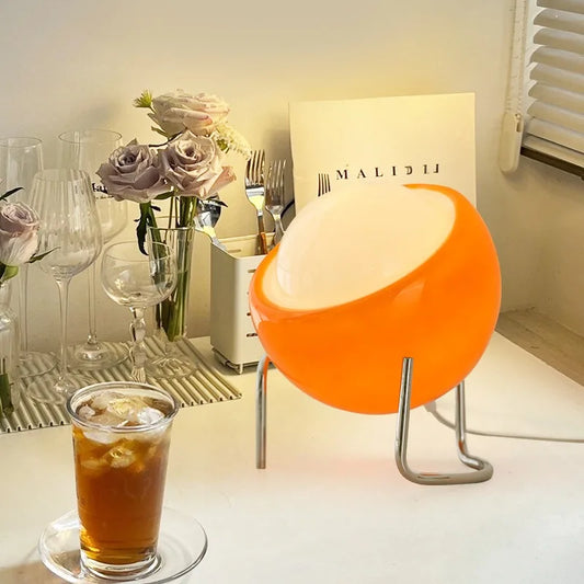 LumiGlow - Medeltida Glastafellampa | Dimbart LED-lamp i nordisk design