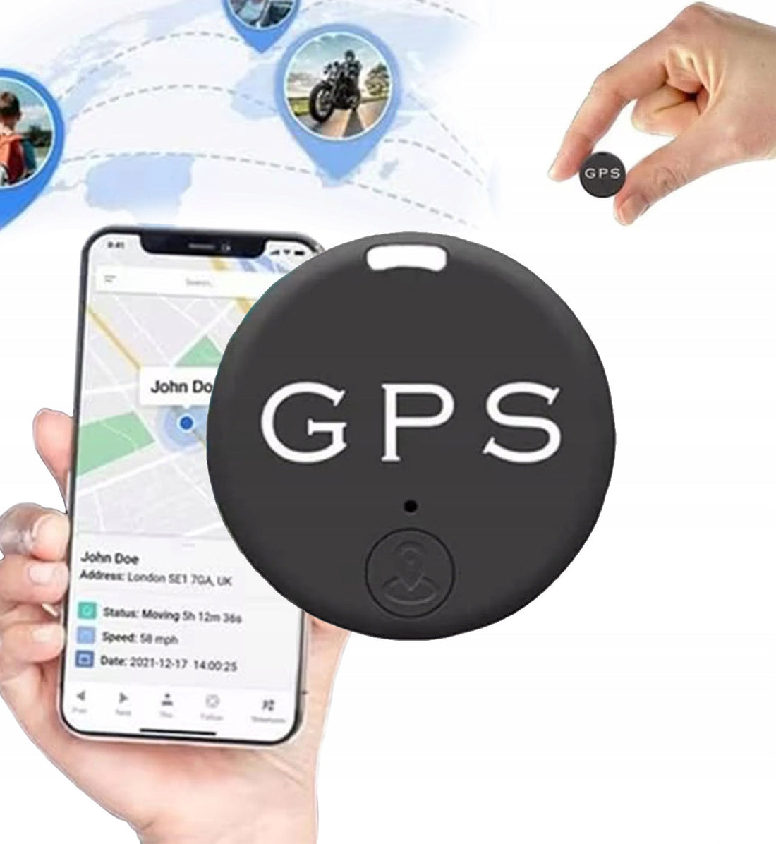 GPS Tracker Mini Magnetisk Realtidsenhet