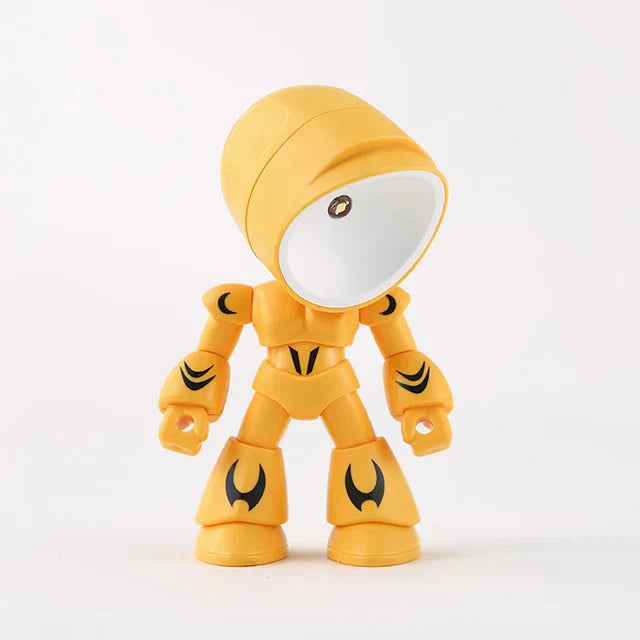 RoboGlow – Söt Robot Skrivbordslampa med LED för Barnrum &amp; Kontor