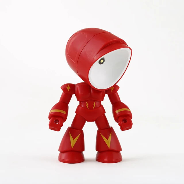 RoboGlow – Söt Robot Skrivbordslampa med LED för Barnrum &amp; Kontor